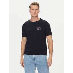 Tommy Hilfiger Tommy Hilfiger Majica Stack MW0MW38622 Mornarsko modra Regular Fit