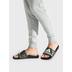 

Шльопанці adidas adilette Comfort GW9647 Core Black / Core Black / Cloud White, Зелений