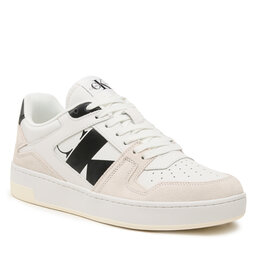 

Снікерcи Calvin Klein Jeans Basket Cupsole Low Lace Mod Vint YM0YM00709 Bright White/Creamy White/Black YBR, Білий
