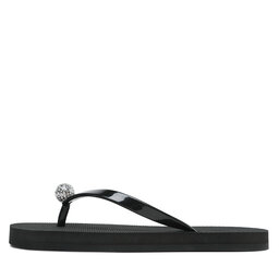 Stuart Weitzman Japonki Stuart Weitzman Ballsoffire Flip Flop 4506086572 Black/Clear