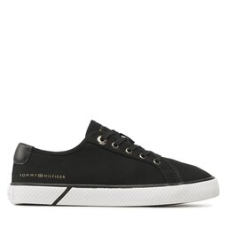 Tommy Hilfiger Tenisówki Tommy Hilfiger Lace Up Vulc Sneaker Bl FW0FW07248 Czarny