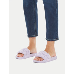 

Шльопанці Tommy Jeans Tjw Braided Slide EN0EN02450 Lavender Flower W06, Фіолетовий