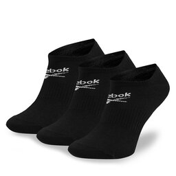 Reebok Set di 3 paia di calzini corti unisex Reebok R0353-SS24 (3-pack) Nero