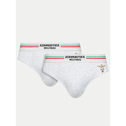 Aeronautica Militare Aeronautica Militare Set di 2 slip AM1USL001 Grigio