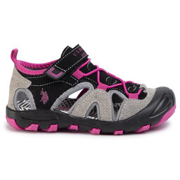 

Босоніжки U.S. Polo Assn. Cabrera1 GENE4169S9/TH1 Blk/Fux, Сірий