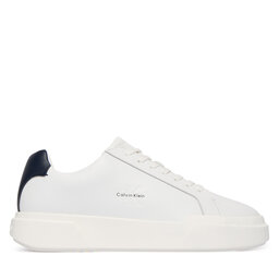 Calvin Klein Снікерcи Calvin Klein Chunky Cupsole Laceup Lth YM0YM01344 Білий