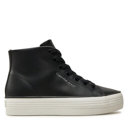 Calvin Klein Jeans Αθλητικά Calvin Klein Jeans Bold Vulc Flatf Mid Lth In YW0YW01634 Μαύρο