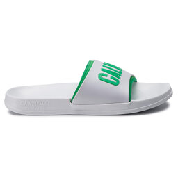 

Шльопанці Calvin Klein Swimwear Slide KM0KM00376 100, Білий
