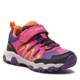 Geox Сникърси Geox J Magnetar G.B Abx A J264LA 0CEFU C8315 S Fuchsia/Purple