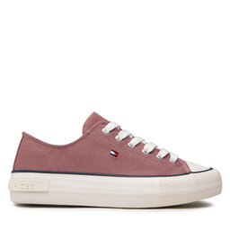 

Кеди Tommy Hilfiger Low Cut Lace-Up Sneaker T3A4-32118-0890 S Antique Rose 303, Бордовий
