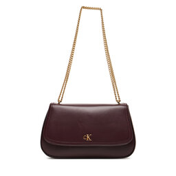 Calvin Klein Handtasche Calvin Klein Ck Convertible Chain Medium Bag LV04F3171G Dunkelrot