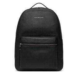 Tommy Hilfiger Σακίδιο Tommy Hilfiger Th Business Leather Backpack AM0AM13641 Μαύρο