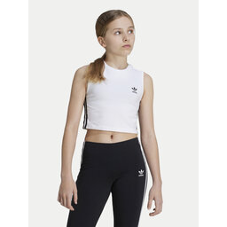 adidas adidas Τοπ Trefoil JE0514 Λευκό Regular Fit