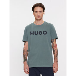 HUGO Hugo T-Shirt Dulivio 50467556 Grün Regular Fit
