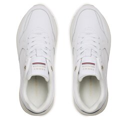 

Снікерcи Tommy Hilfiger Elevated Feminine Leather Runner FW0FW07108 White YBS, Білий
