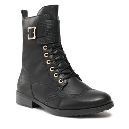 Rieker Polokozačky Rieker 70640-00 Schwarz / Schwarz 00