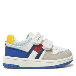 Tommy Hilfiger Sneakers Tommy Hilfiger Flag Low Cut Velcro Sneaker T1X9-33844-1269 M Bianco