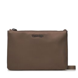 Calvin Klein Handtasche Calvin Klein Ck Must Dbl Crossbody Rubberized K60K610189 PBN