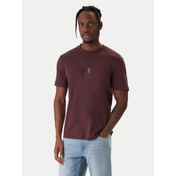 HUGO HUGO Футболка Danotie 50553124 Бордовий Regular Fit