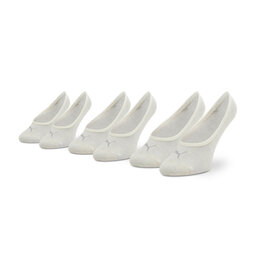 Puma 3er-Set Unisex-Sneakersocken Puma Footie 906930 30 Grau