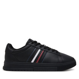 Tommy Hilfiger Αθλητικά Tommy Hilfiger Modern Cupsole Stripes Lth FM0FM05406 Μαύρο