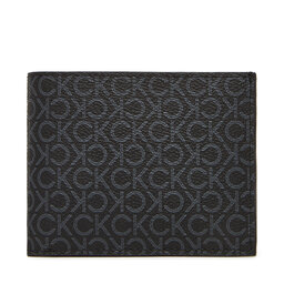 Calvin Klein Portafoglio da uomo Calvin Klein Ck Must Mono Billfold W/ Coin LV04D1038G Nero