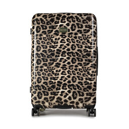 

Велика валіза Puccini Beverly Hills ABS015A Leopard 6, Коричневий