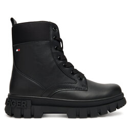 Tommy Hilfiger Botas Tommy Hilfiger Lace-Up Bootie T3A5-34046-1695 D Negro