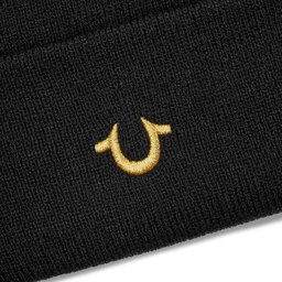 

Шапкa True Religion Core TRBEANIE03 Black/Gold 1001, Чорний
