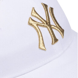 

Бейсболка 47 Brand New York Yankees Branson Metallic '47 B-BRMTL17CTP White, Білий