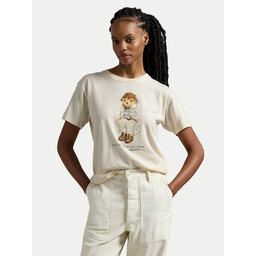 Polo Ralph Lauren Polo Ralph Lauren T-Shirt 211947961001 Écru Regular Fit