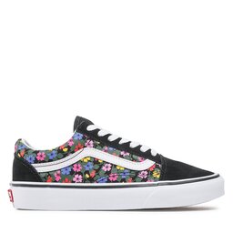 

Снікерcи Vans Old Skool VN0005UFBA21 Floral Black/White, Чорний