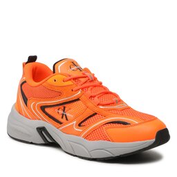 Calvin Klein Jeans Superge Calvin Klein Jeans Retro Tennis Su-Mesh YM0YM00589 Shocking Orange/Formal Grey S07