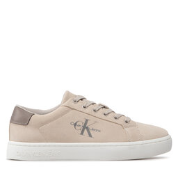 

Снікерcи Calvin Klein Jeans Classic Cupsole Laceup Low Su YM0YM00548 Eggshell ACF, Бежевий