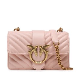 Pinko Дамска чанта Pinko Love Icon Mini Cl 100059 A0GK Cipria -Antique Gold O81Q