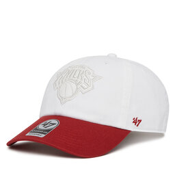 47 Brand Șapcă 47 Brand NBA New York Knicks '47 x Tommy Hilfiger Courtside '47 Clean Up THCCU175GWL Alb