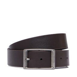 Calvin Klein Gürtel Calvin Klein Casual Round Buckle Tumbled 35Mm LV04D7123G Dunkelbraun
