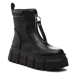 Buffalo Stövletter Buffalo Ava Front Zip Boot 1622338 Black