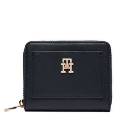 Tommy Hilfiger Portofel Mare de Damă Tommy Hilfiger Distinct Med Za AW0AW16722 Bleumarin