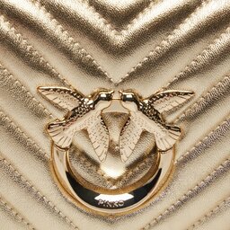 

Сумка Pinko Love Click Mini . PE 24 PLTT 100067 A1JE Oro/Block ZZLB, Золотий
