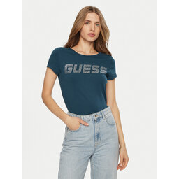 Guess Guess Majica V4BI16 KCIV1 Modra Regular Fit
