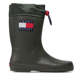 

Гумові чоботи Tommy Hilfiger Rain Boot T3X6-30766-0047 S Military Green 414, Зелений