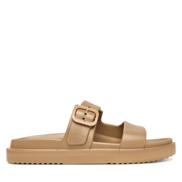 Tommy Hilfiger Pantoletten Tommy Hilfiger Double Strap FW0FW09114 Beige