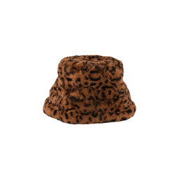Pieces Pălărie Pieces Nia Bucket 17128288 Toasted Coconut/Leopard