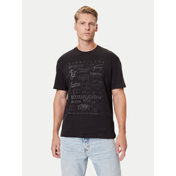 Tommy Jeans Tommy Jeans T-Shirt Archive Logos DM0DM21584 Schwarz Relaxed Fit