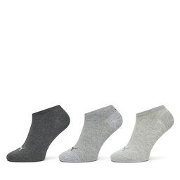 Puma Set di 3 paia di calzini corti unisex Puma 938624 Grigio