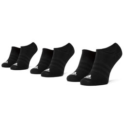 adidas Sada 3 párů kotníkových ponožek unisex adidas Light Nosh 3PP DZ9416 Black/Black/Black