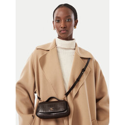 Calvin Klein Handtasche Calvin Klein Ck Croc Top Handle Bag LV04F3903G Dunkelbraun