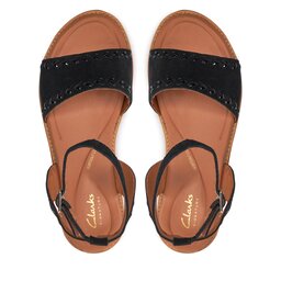 

Босоніжки Clarks Maritime May 26176290 Black Sde, Чорний
