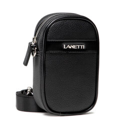 

Плоска сумка Lanetti BMR-U-025-10-06 Black, Чорний